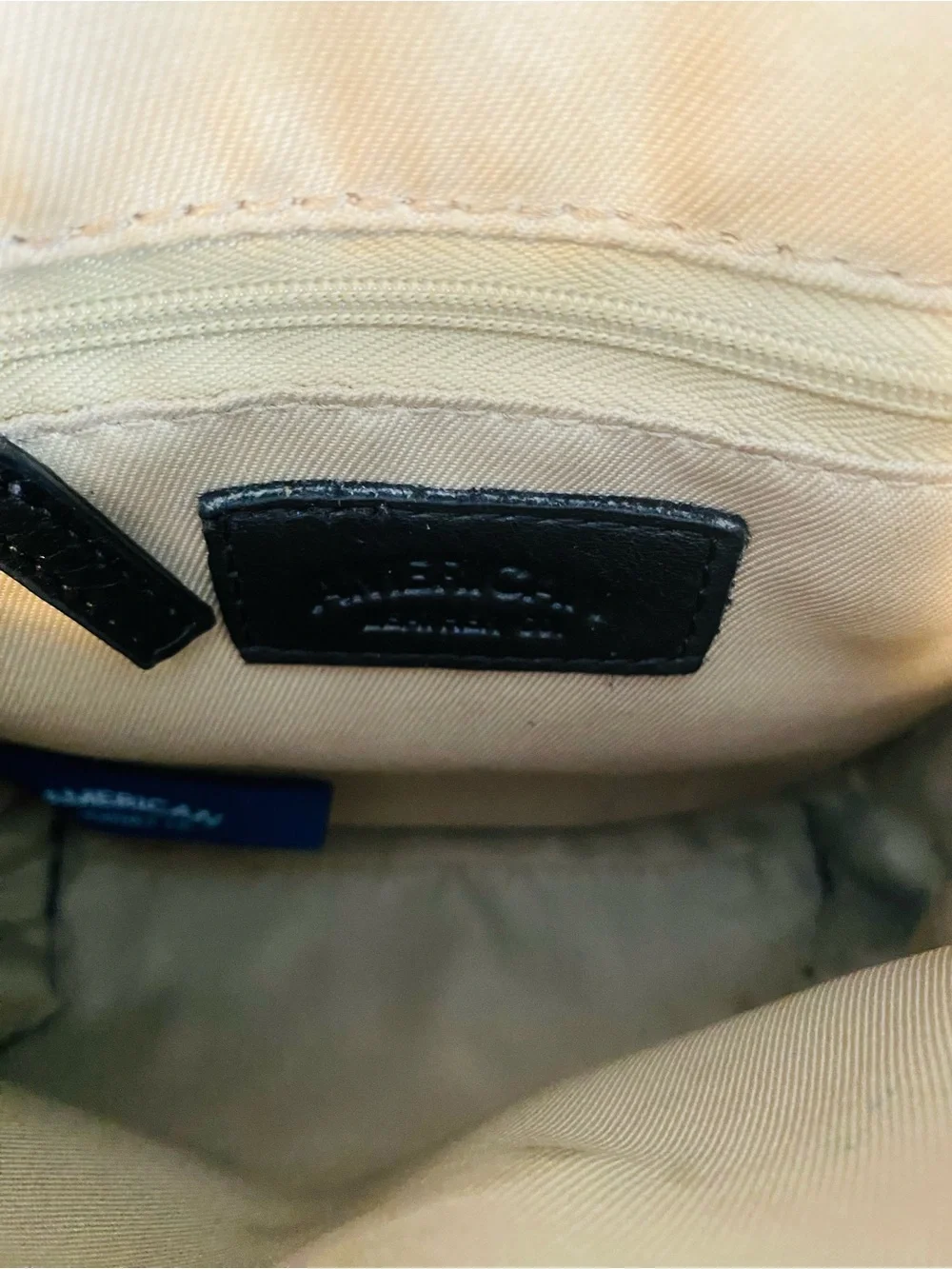 American Leather Co. Black Leather Crossbody Bag